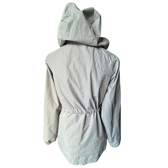 New Balance Women’s Gray Hooded Active Jacket –Size Small, Full Zip, Long Line - Picture 4 of 6